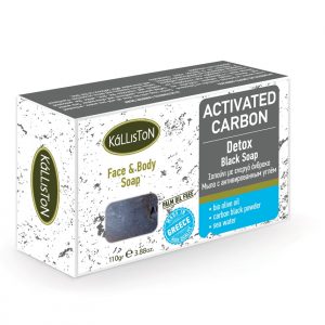 kálliston natúr bőrtisztító fekete szappan aktív szénnel