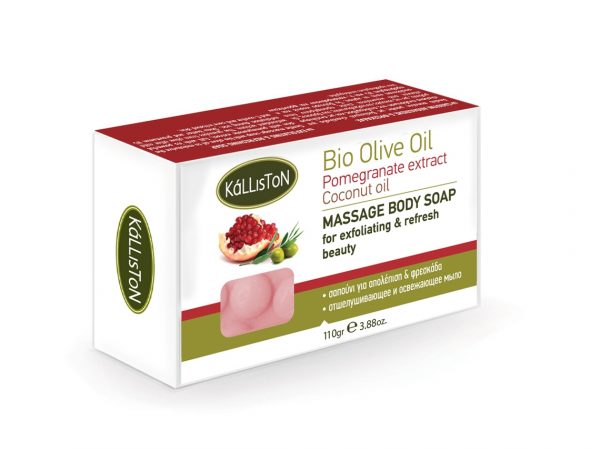 Görög Olíva Masszázs szappan gránátalma kivonattal Görög Olíva Masszázs szappan gránátalma kivonattal